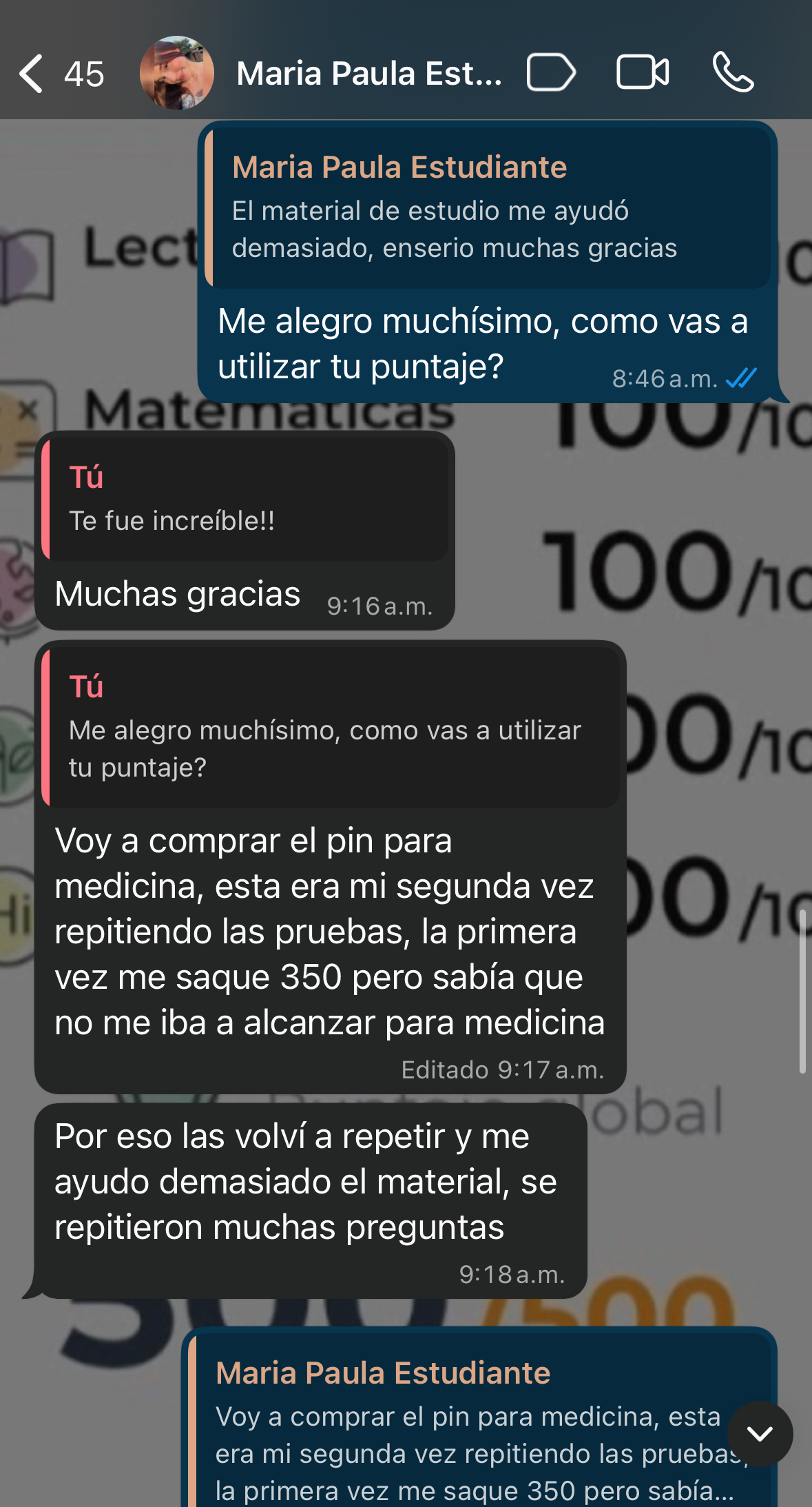Chat testimonio 1