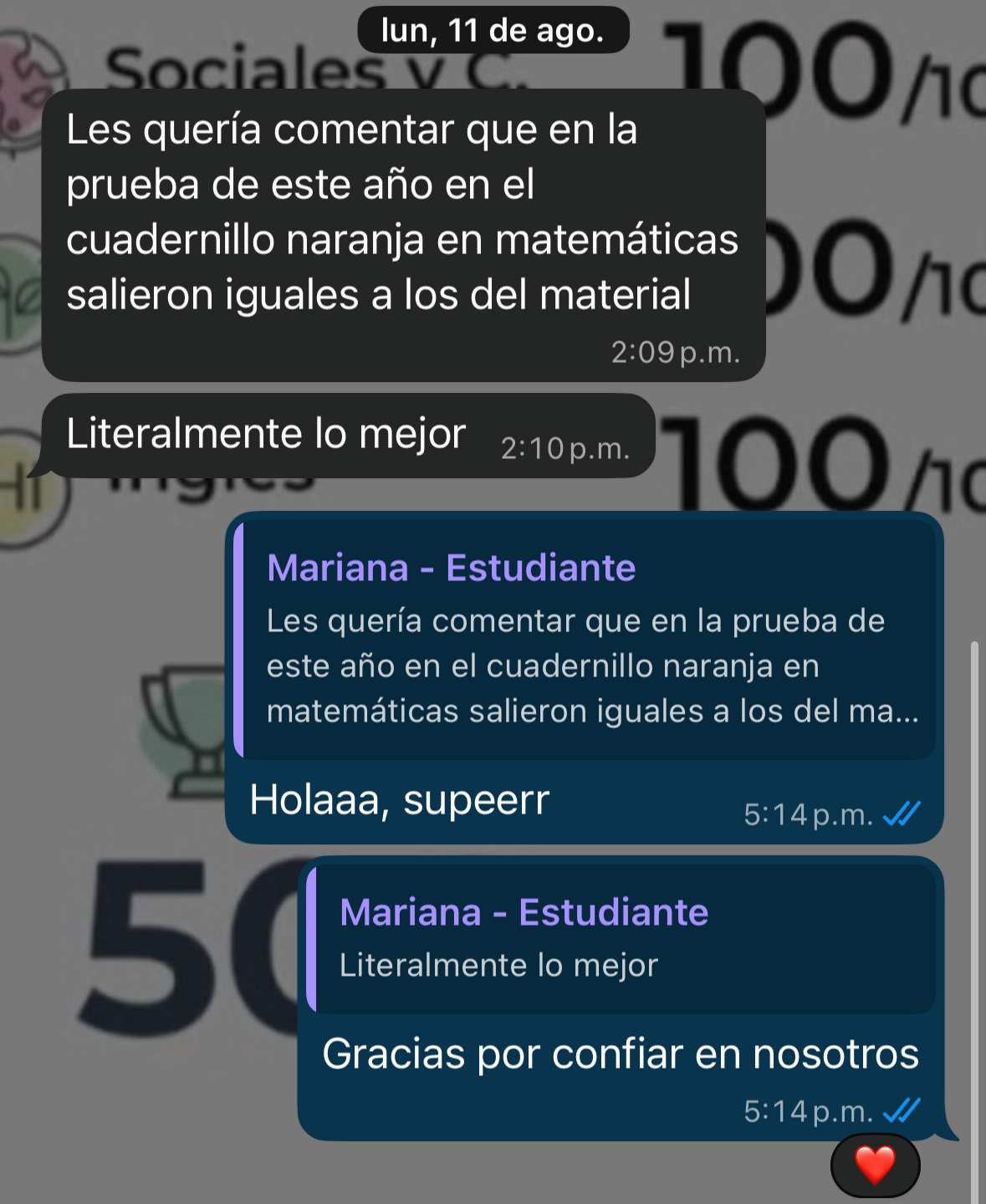 Chat testimonio 4