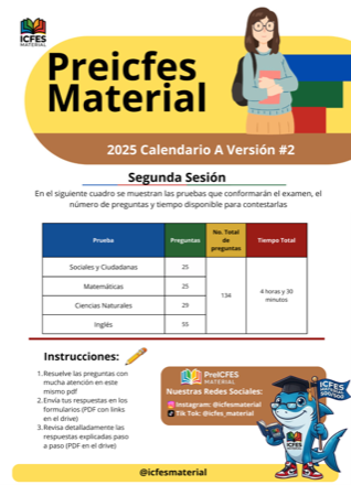 Cuadernillo real de PreICFES Material